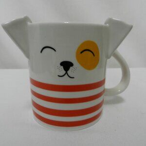 Parker Lane Puppy Dog 3D Ears Mug Cup ceramic holds 16 ounces NEW NWT